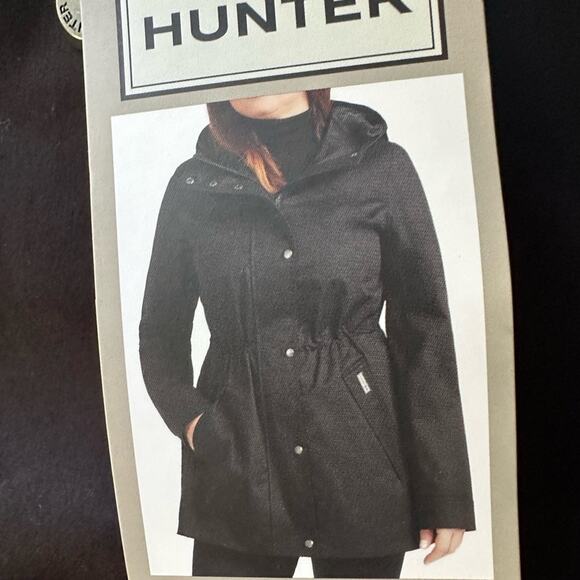 Hunter Women’s Water Wind Resistant Rain Cotton Jacket New Large - Picture 1 of 12